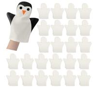 Soulchen 48 Pcs DIY Cotton Hand Puppet Kit 8 x 9.8 Inch Making Your Own Puppets Blank Fabric for DIY Crafting Storytelling Family Activities Art Party Supplies Creative Play Holiday Subject Gifts
