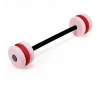Soulchen Long Aquatic Exercise Dumbbells Foam Water Weights Dumbbell Aquatic Pool Barbells with High Density EVA Foam for Swim Water Aerobics Workouts Loss(Dark and Light Pink,25.2 Inch)