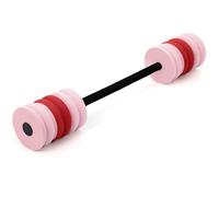 Soulchen Long Aquatic Exercise Dumbbells Foam Water Weights Dumbbell Aquatic Pool Barbells with High Density EVA Foam for Swim Water Aerobics Workouts Loss(Dark and Light Pink,33.07 Inch)