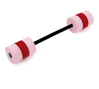 Soulchen Long Aquatic Exercise Dumbbells Foam Water Weights Dumbbell Aquatic Pool Barbells with High Density EVA Foam for Swim Water Aerobics Workouts Loss(Pink,Large,1 Pcs)