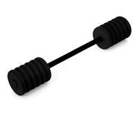 Soulchen Long Aquatic Exercise Dumbbells Foam Water Weights Dumbbell Aquatic Pool Barbells with High Density EVA Foam for Swim Water Aerobics Workouts Loss(Black,33.07 Inch)