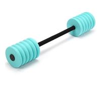 Soulchen Long Aquatic Exercise Dumbbells Foam Water Weights Dumbbell Aquatic Pool Barbells with High Density EVA Foam for Swim Water Aerobics Workouts Loss(Aqua,33.07 Inch)