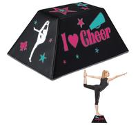Soulchen Portable Stunt Training Stand 8 x 4 Inches Top Surface Cheerleading Balance Trainer Cheer Flyer Stand Balance and Flexibility Cheer Equipment for Flexibility Core Strength and Conditioning