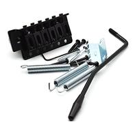 SoulDiM 52.5mm Guitar Single Tremolo Bridge Set for Fender Strat Squier Electric Guitar Replacement Black
