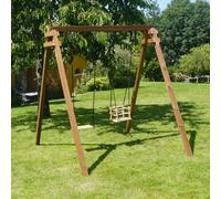 Soulet Ambre Infant & Child Double Wooden Swing Set
