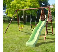 Soulet Colza Wooden Swing Set With Slide