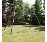 Soulet Galdar Childrens Wooden Garden Swing Set