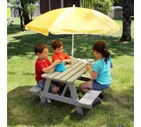 Soulet Outdoor Childrens Picnic Table, Brown