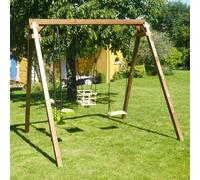 Soulet Pierre Infant & Child Triple Wooden Swing Set