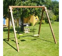 Soulet Pierre Infant & Child Triple Wooden Swing Set