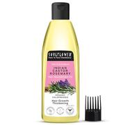 Soulflower Indian Castor Rosemary Hair Nourishment Oil, 6.77 fl.oz