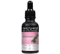 Soulflower Rosemary Essential Oil for Hair Growth,Hair Fall Control,Nourishment & Strengthening,Skin Care,Clinically Tested and Ecocert Certified Organic 100% Pure & Natural Undiluted, 30ml (1 fl oz)