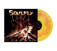 Soulfly Chama LP vinyl Europe Nuclear Blast 2025 Yellow/orange corona - PRESALE