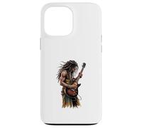 Soulful Dreadlocks Guitar Player Electric Guitar Music Case for iPhone 13 Pro Max