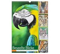 Soulful gazes - vividly painted and touching animal portraits UK-Version (Wall Calendar 2026 DIN A3 Portrait), CALVENDO 12 Month Wall Calendar