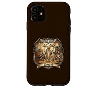 Soulful Gospel Choir Music Golden Retriever Preaching in Church Case for iPhone 11