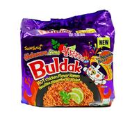 SOULGOODS Samyang Red Noodles 2 x Spicy Hot Chicken 5 x 140g Flavor Ramen | Instant Ready to Use Noodles Fire Noodles | Very Spicy | Ramyun Gourmet Halal Stir-Fried Chili | FROM KOREA
