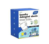 Soulink Fresh Linen Aroma Clothes Detergent Leaves 240 Loads, Eco Friendly Cleaning Strips for Travel and Home - No Plastic Jug Soap Strips, Plant Based, Hypoallergenic