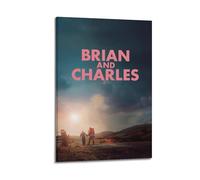 Soulllove Brian And Charles Poster Decorative Canvas Poster Wall Art Decor Living Modern Bedroom Decoration Poster 08x12inch(20x30cm) Frame-style