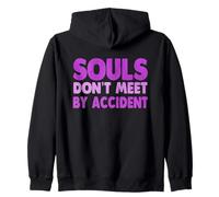 Soulmate Spiritual Energy Deep Divine Relationship Zip Hoodie