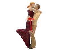 Soulmates Figurine, Man and Woman Embracing, Wedding Gift, Home Décor, 12 Inches