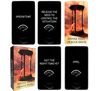 SOULME Time Oracle Cards Deck, Divine Timing Oracle Cards, Oracle Cards for Beginners,Answers to All Your Timing Related Questions