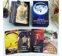 soulme Twin Flame Love Oracle Cards, Hearts Hidden Secrets Oracle Deck, 78 Tarot Cards for Beginner, Help Uncover What is Truly in Their Heart Space