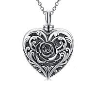 SOULMEET Cremation Jewelry for Ashes Gold Plated/9K 14K 18K Real Gold Urn Necklace for Ashes Women Men, Cherish Memories Jewelry to Keep Someone Near to You