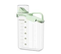 soulnioi Cereal Storage Containers, Rice Storage Container Airtight Dry Food Storage Tank Plastic Kitchen Cereal Dispenser or Flour, Pet Food, Sugar Storage - 2800ML/Green