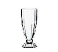 soulnioi Milkshake Glasses Sundae Glasse Ice Cream Glass Bowls Dessert Glasses Footed Cups for Fruit Pudding Party (370ml)