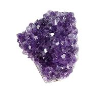 Soulnioi Natural Amethyst Crystal Cluster Irrgular Stone Purple Quartz Geode for Home Decor(1pc 10g）