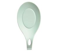 Soulnioi Silicone Spoon Rest Spoon Holder Kitchen Utensils Cooking Spoon Holder Kitchen Counter Rest for Spoons, Tongs, Spatula - Aqua Green