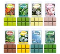 Soulorigin Spring Scented wax Melts, Scented Soy Wax Cubes Gift Set for Wax Warmer- Freesia, Freshly Cut Grass, Jasmine, Breeze, Soil After Rain, Fresh Green Willow, Cherry Blossoms, Gardenias,8x2.5oz