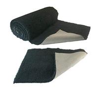 SoulPet Charcoal Plain NON-SLIP Vet Bedding Fleece for Whelping dogs, puppies and old dogs PRO BED ?