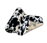 SoulPet Cow Print Black White Vet Bedding Non-Slip Whelping Fleece Dog Puppy Pro Bed Cut as Mats or Rolls. Size: 5m x 75cm Roll
