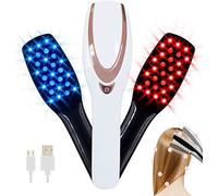 SoulQool 3-in-1 Phototherapy Scalp Massager Comb for Hair Growth,Anti Hair Loss Head Care Electric Massage Comb Brush with USB Rechargeable-Gift for Valentine's Day,Mother's Day