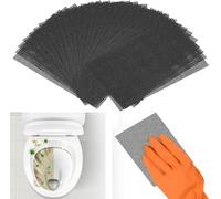 SoulQool Flexible Scrubbing Screen for Household, Toilet Hard Water Remover Mesh Pad Abrasive Grit Cleaning Screen for Remove Carbon, Rust Scale for Stain Calcium Deposits (30PCS)