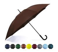 SoulRain 50 Inch Large Stick Umbrella Windproof Automatic Open Oversized J Handle Umbrellas for Men and Women Unbreakable Strong Travel Golf Umbrella