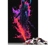 Souls Inferno Spirit Jigsaw Puzzles Puzzles for Adults Kids. 1000 Pieces Great Gifts Challenge Toy Educational Games Home Decoration for Educational Games Gifts 1000pcs (38x26cm)