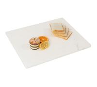 Soulscrafts Natural Marble Cutting Board for Kitchen, 20x16 inch White Marble Pastry Board, Stone Serving Slab Large Hand Crafted for Cheese, Dough, Dessert, Chocolate