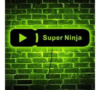 SOULSIS Personalize YouTube Led Sign Wall Art Decor - Glow in The Dark Wall Art - Live Stream Room Decor - LED Decoration - Custom Neon Sign Light Gift