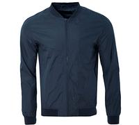 Soulstar Mens Mash Bomber Jacket Smart Casual Zip Up Long Sleeve 100% Polyester Navy M