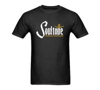 Soultone Cymbals Percussion Intrument Music Tee Logo T Shirt Black S
