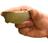soulvinee Bronze Kansa Natural Vatki Cup Ayurvedic Detox Foot Manual Massager Relaxation And Deep Cleaning Ancient Indian Technique Ayurvedic Kansa Vatki for Foot Massage (Brown).