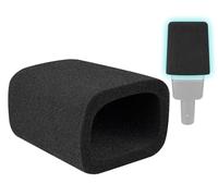 SOULWIT 2Pcs Microphones Pop Filter for AKG C214 Large-Diaphragm Condenser (C214d1), Protective Mic Cover Windscreen Foam - Black