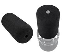 SOULWIT 2Pcs Microphones Pop Filter for HyperX QuadCast/QuadCast S/QuadCast 2S, Protective Mic Cover Windscreen Foam - Black