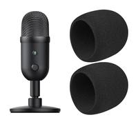 SOULWIT 2Pcs Pop Filter for Razer Seiren V2 X - Black
