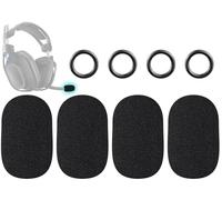 SOULWIT 4Pcs Mic Cover for Astro Headphones - Black