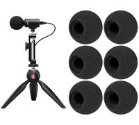 SOULWIT 6Pcs Pop Filter for Shure MV88+, (Black)