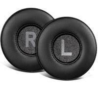 SOULWIT 70mm Earpads Cushions Replacement for Jabra Move/Elite 25h Wireless On-Ear Headphones, Ear Pads with Softer Protein Leather, High-Density Noise Isolation Foam - Black